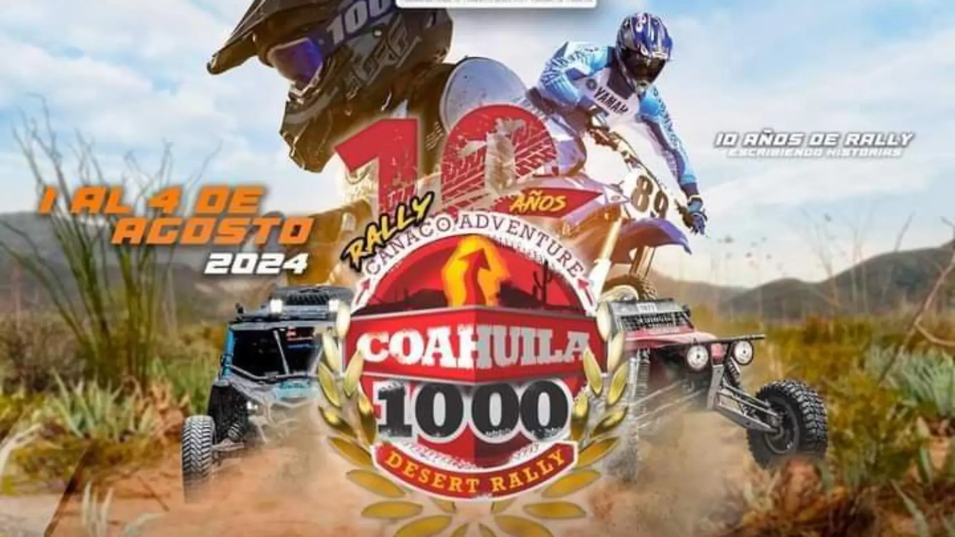 El "Rally Coahuila 1000" recorrerá el desierto de San Pedro: David Ruiz